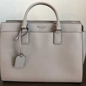 Kate Spade Light Gray Satchel